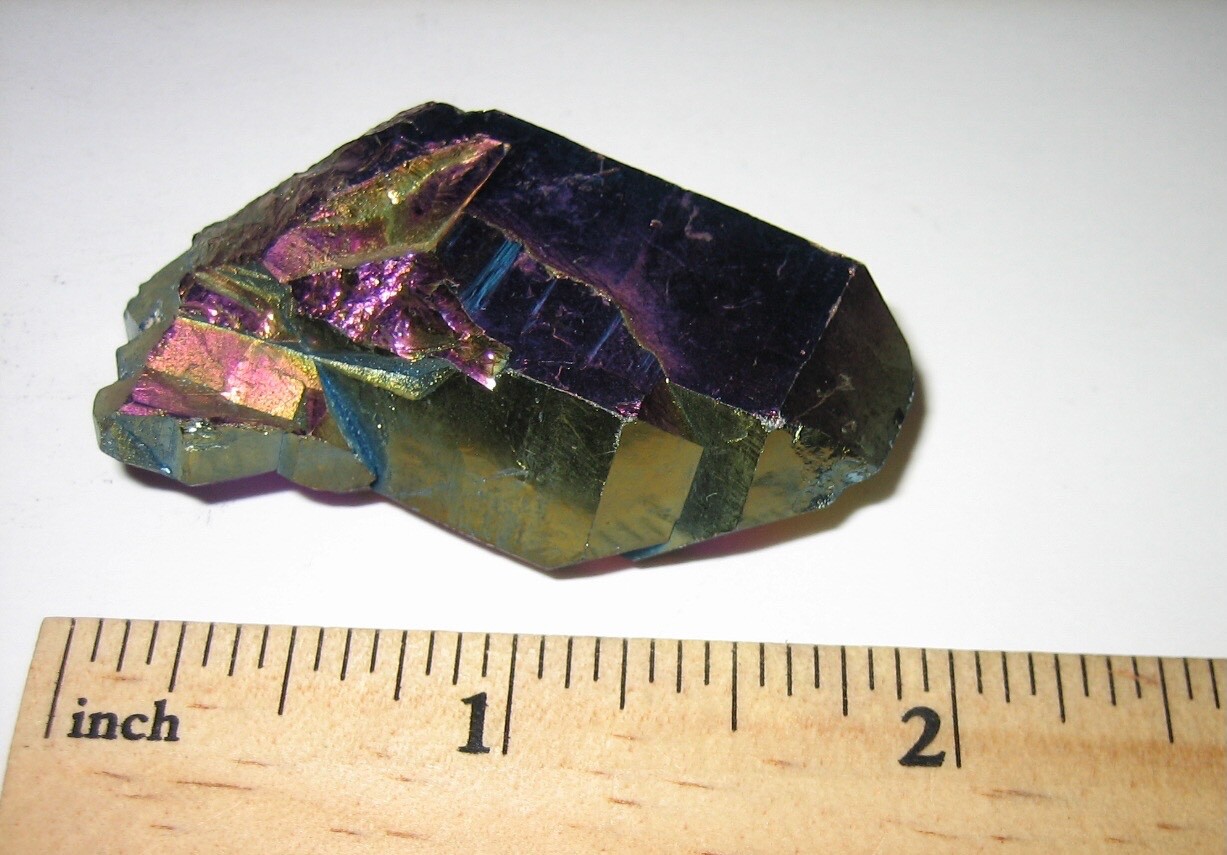 1.9″ BEAUTIFUL TITANIUM QUARTZ (TREATED IN THE USA) CRYSTAL POINT 27.3grams *A1