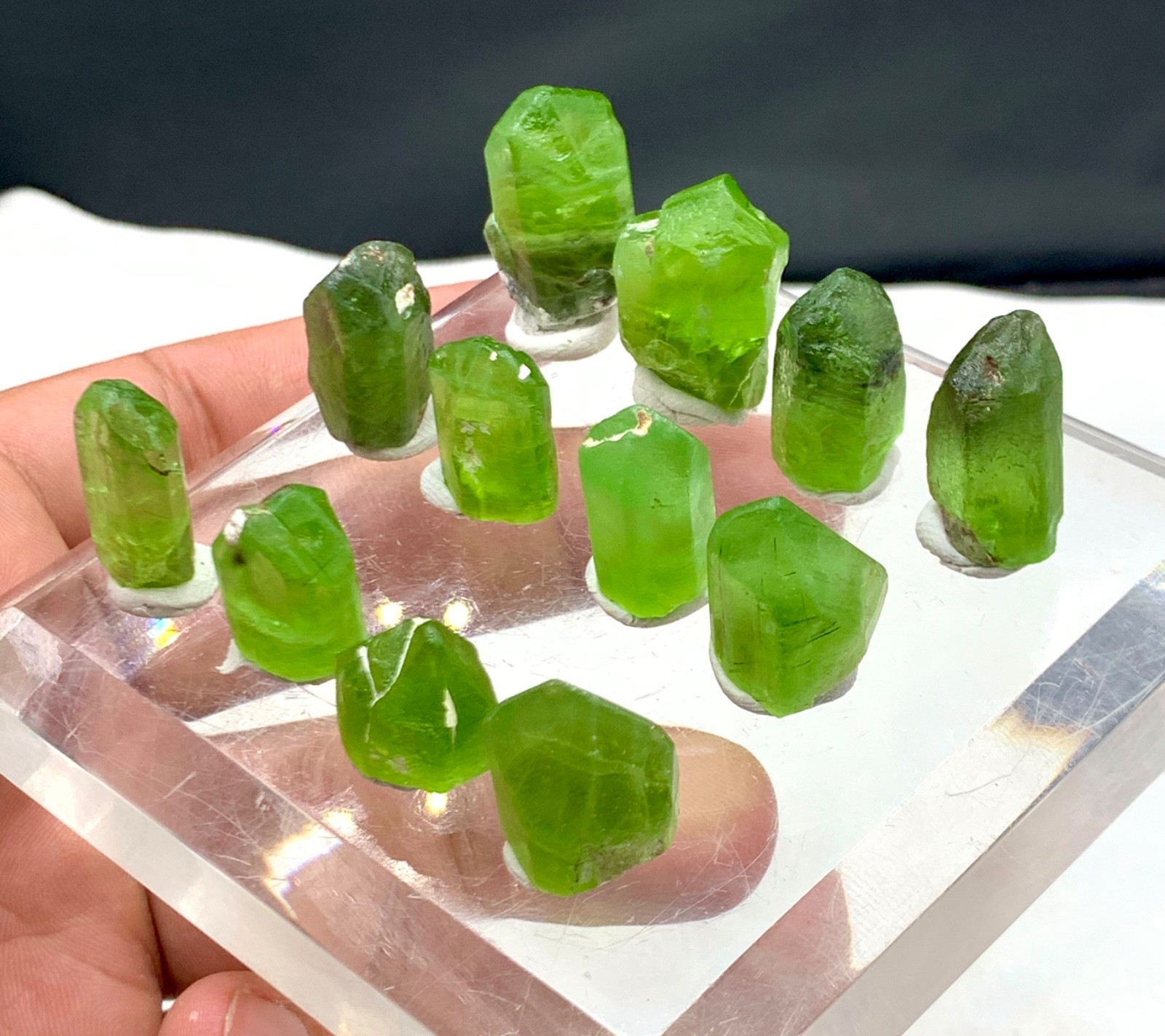 34 Gm Natural indicolite Tourmaline Terminated Crystal on Matrix Albite From AFG