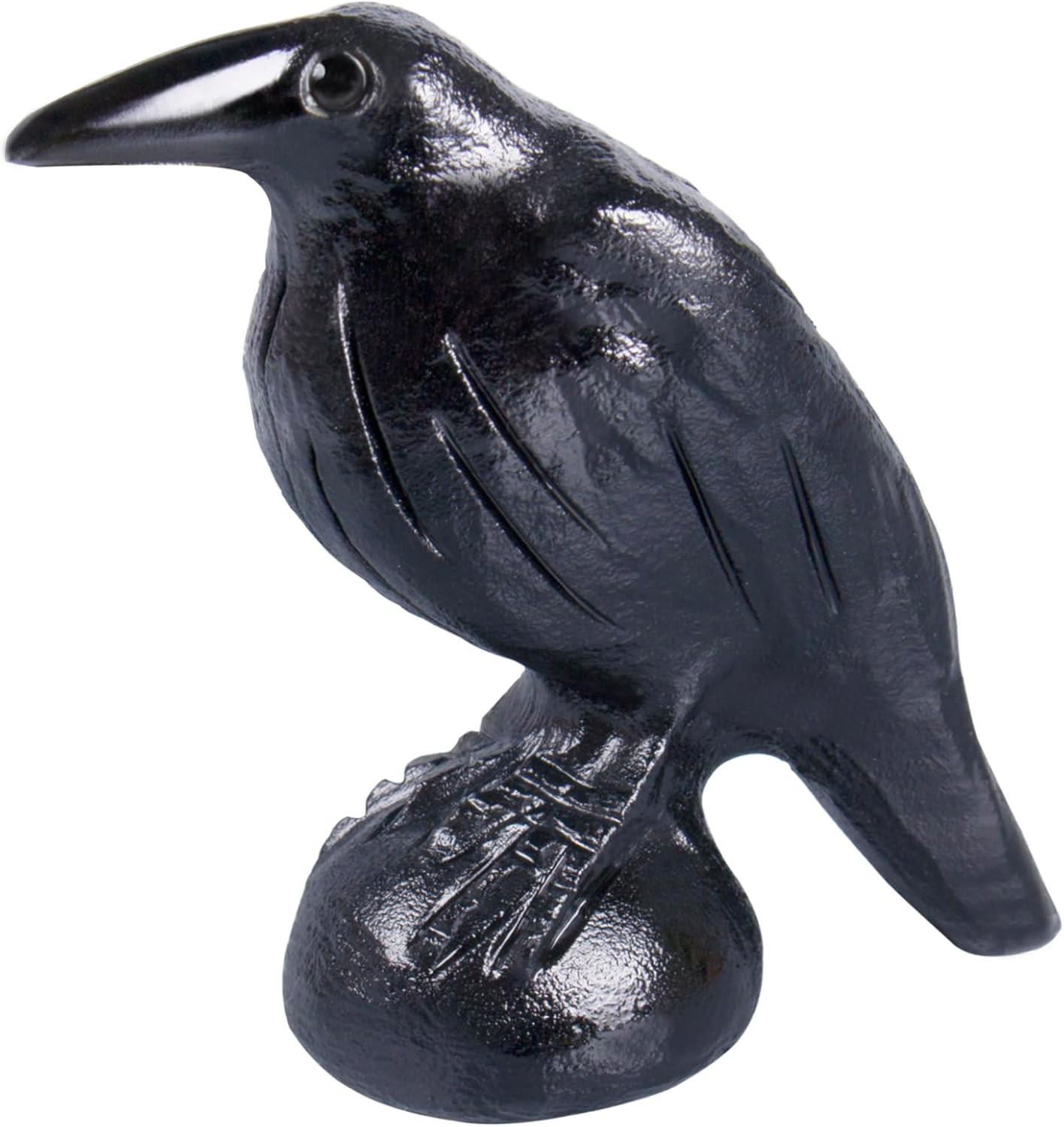 Natural Black Obsidian Raven Figurines,2 Inch Healing Crystal Animal Statues,Luc
