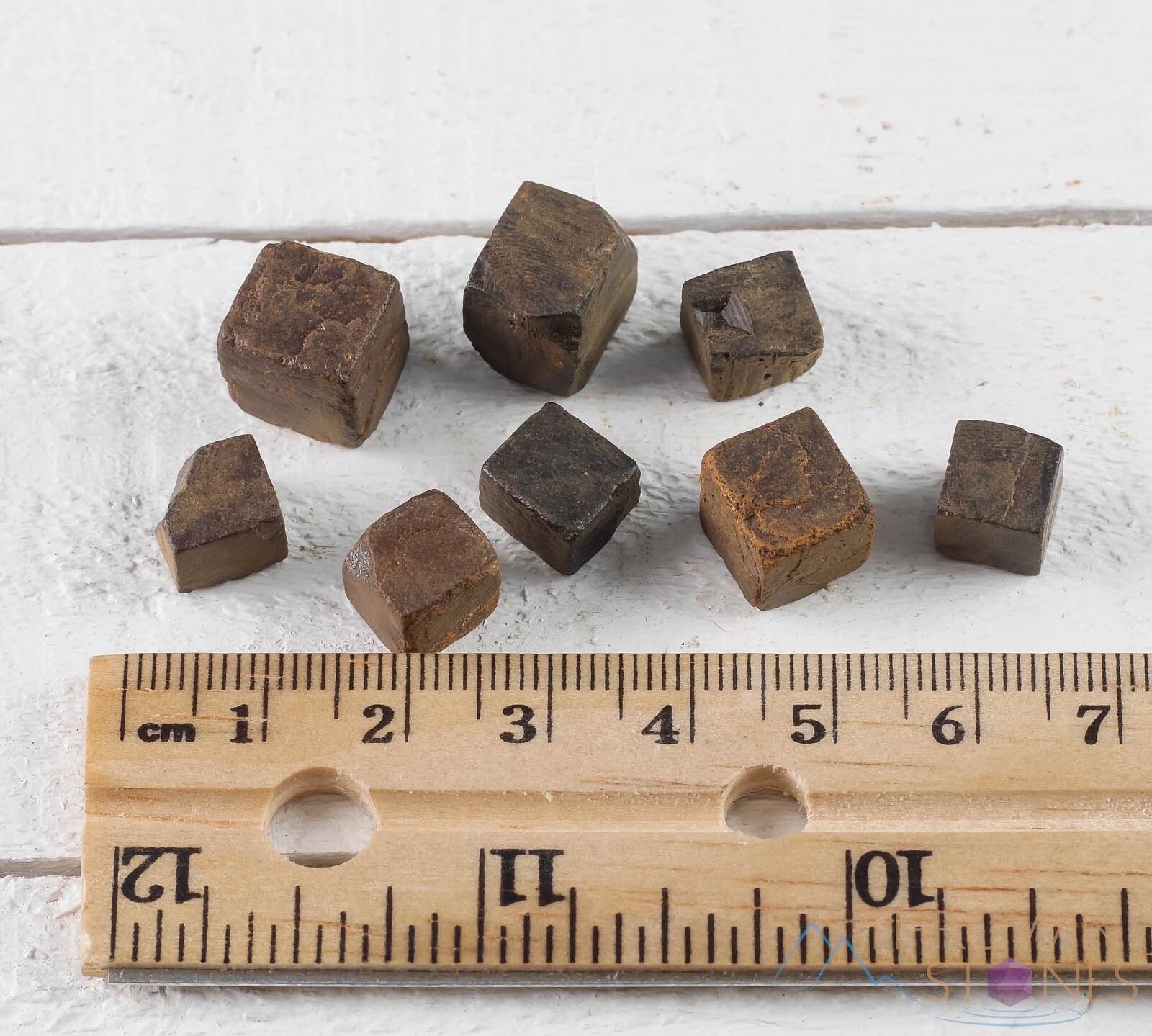 LIMONITE after PYRITE Raw Crystal Cubes, Sacred Geometry, Healing Crystals E0699