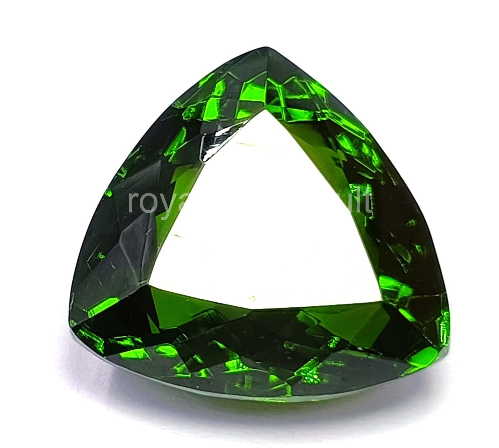 81.60 Carat Natural Pakistan Peridot Loose Gem Trillion Cut IGL Certified – 5AOP