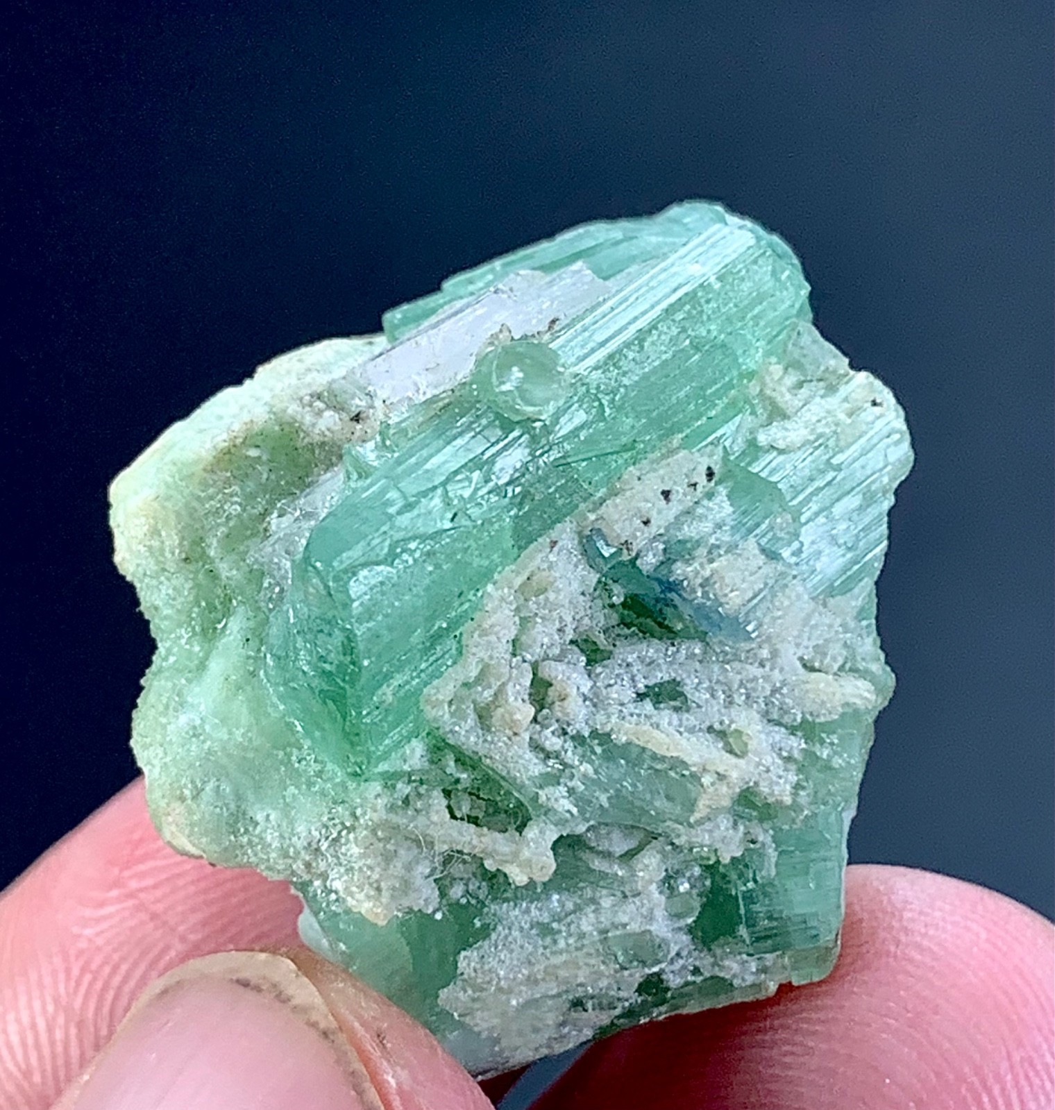 Tourmaline Crystal With Specimen From Afghanistan 60 Carat