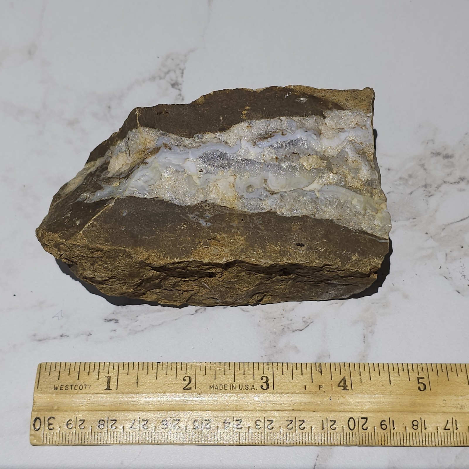 Michigan Geode Crystal Quartz Druzy Geode Natural Crystal Filled Rock Collector