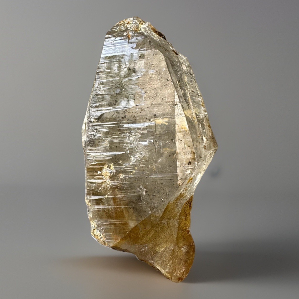 “Golden Comet” Ganesh Himalayan Quartz Secondary Growth Iron Oxide Nepal Crystal