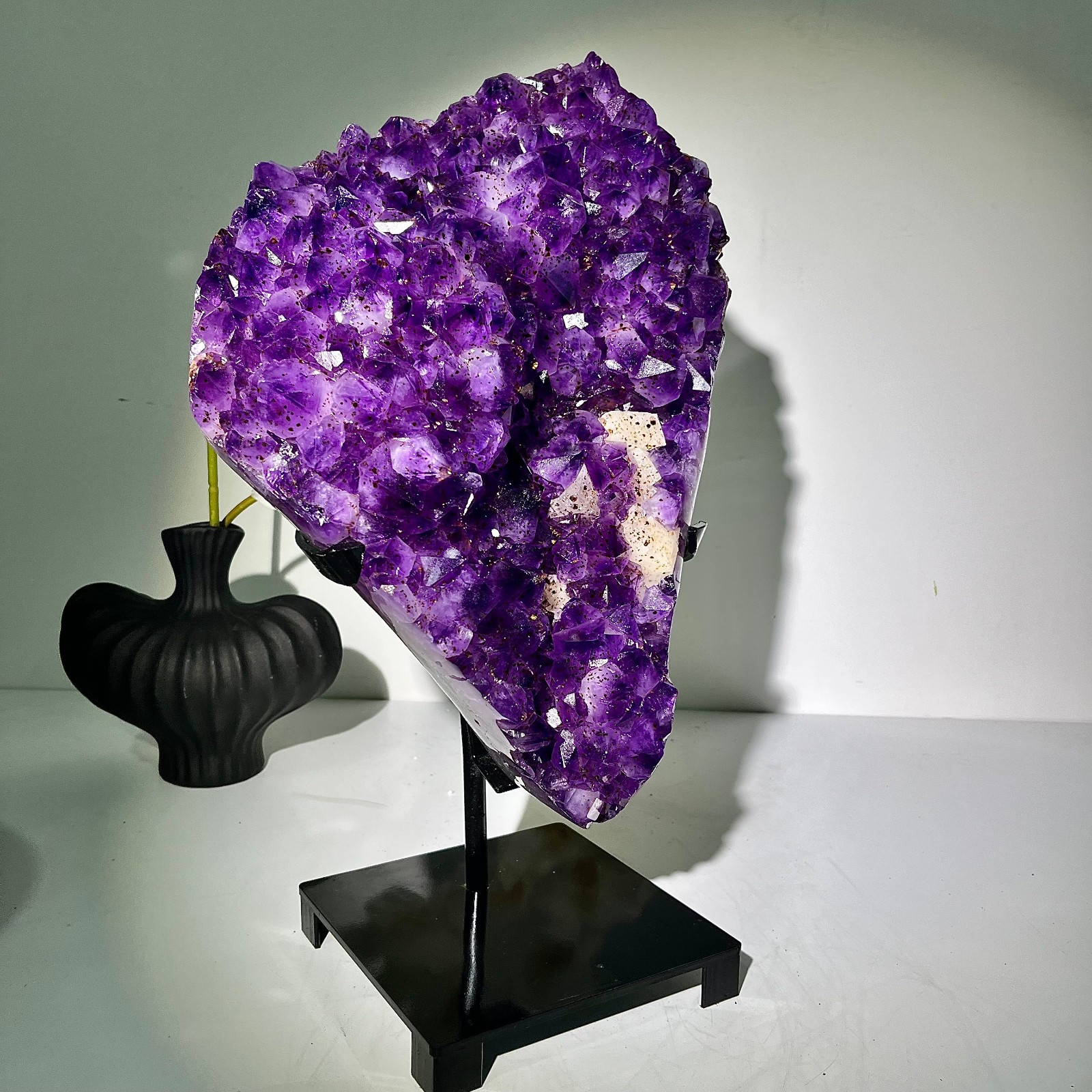 39.45LB Top Brazilian amethyst spiritual restoration for large teeth crystal blo