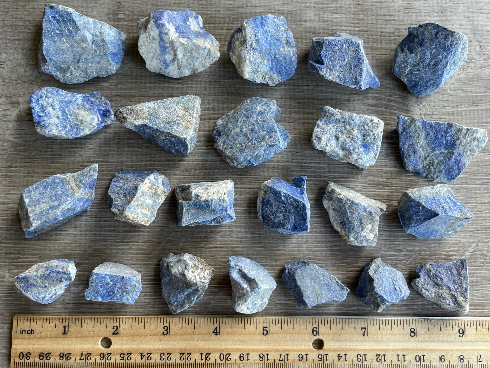 Grade A+ Large Lapis Lazuli Raw Stone 1-2 Inches, Wholesale Bulk Lot