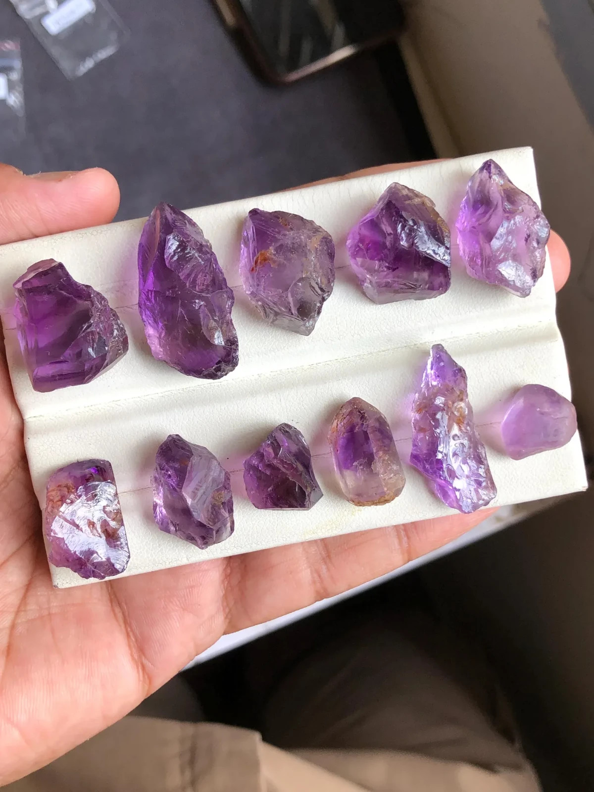 Natural Amethyst Specimen Crystal, Loose Healing Rough Minerals, Amethyst Raw