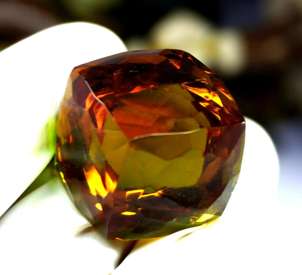 A++ Natural 74.39 Ct+ Color Changing Certified Zultanite Fancy Cube Gemstone