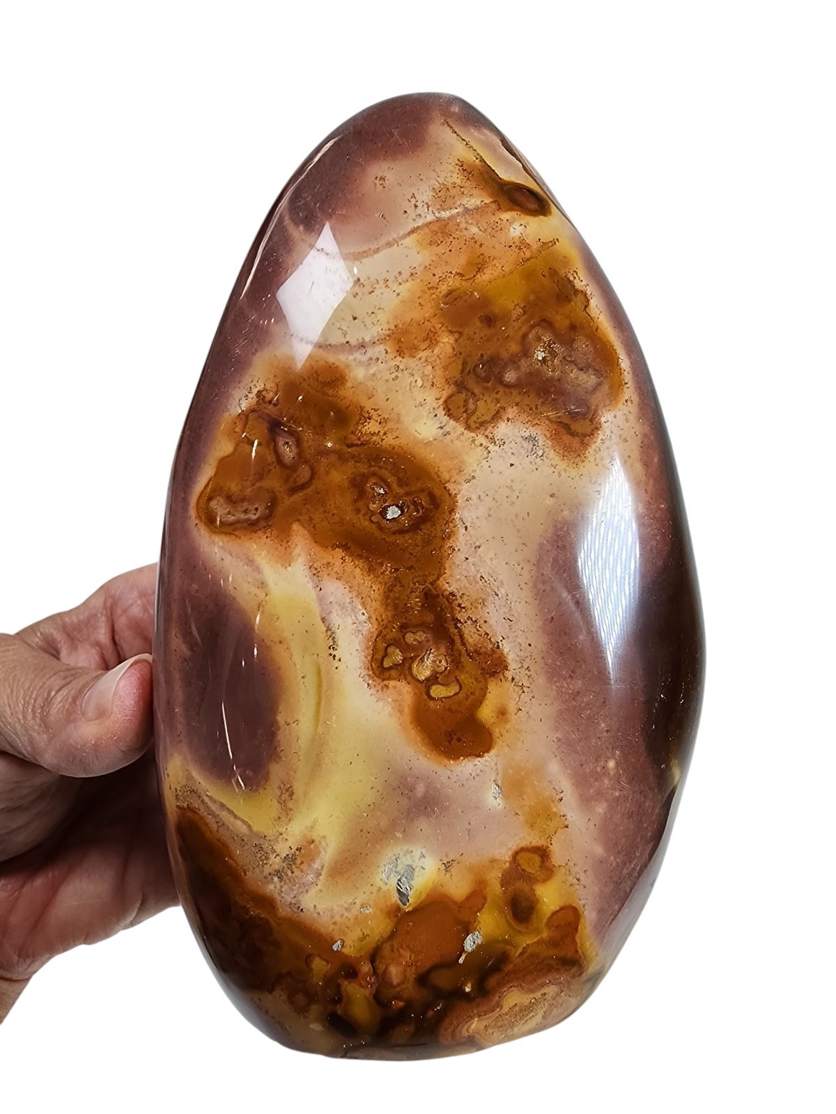 Polychrome Jasper Polished Freeform Madagascar 1lb 13.1oz.