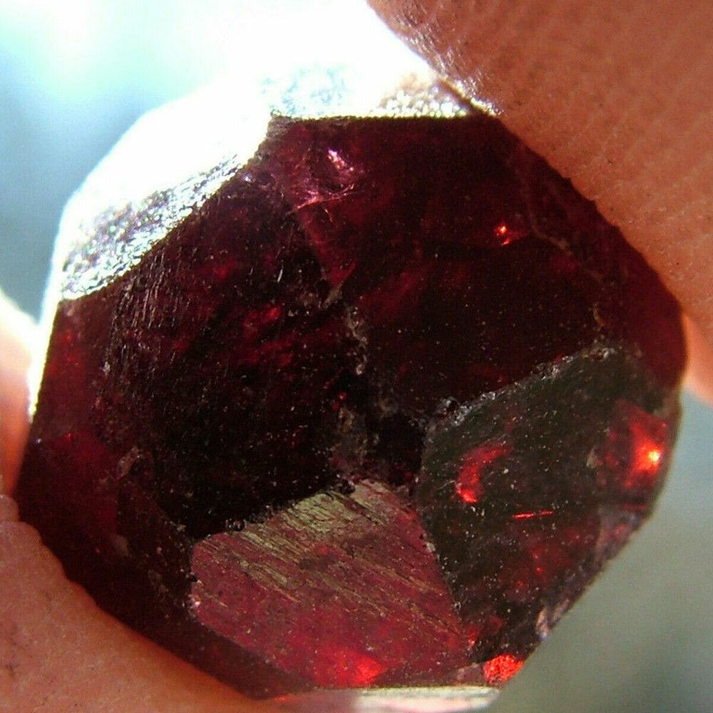 50g Natural RED Pyrope Garnet Crystal Gemstone Rough Mineral Specimen
