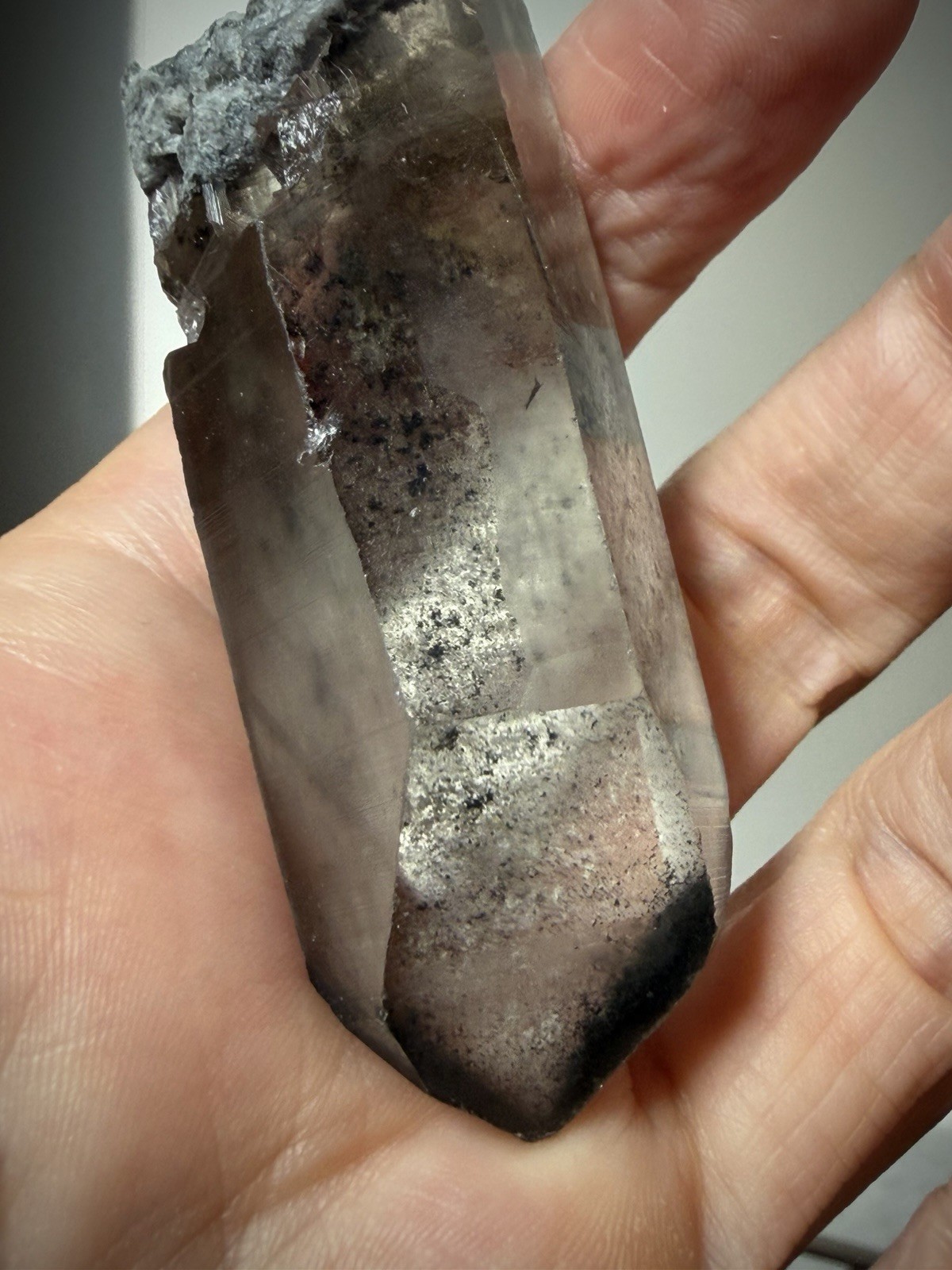 Phantom Quartz Crystal Lemurian Quartz Brazil Inclusion Quartz Phantom Inclusion