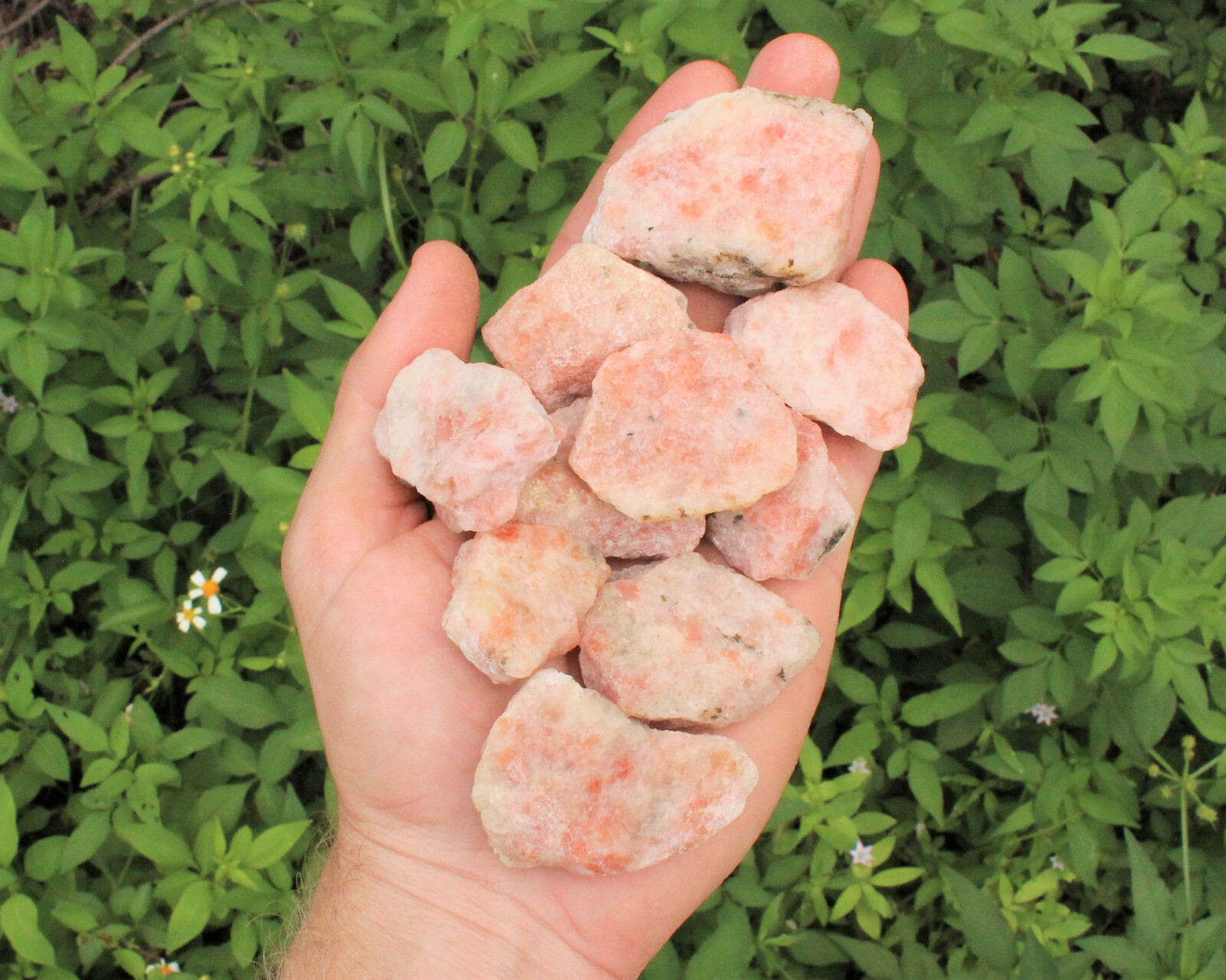 Raw Natural Sunstone: Choose How Many Pieces (Rough Sunstone Crystal)