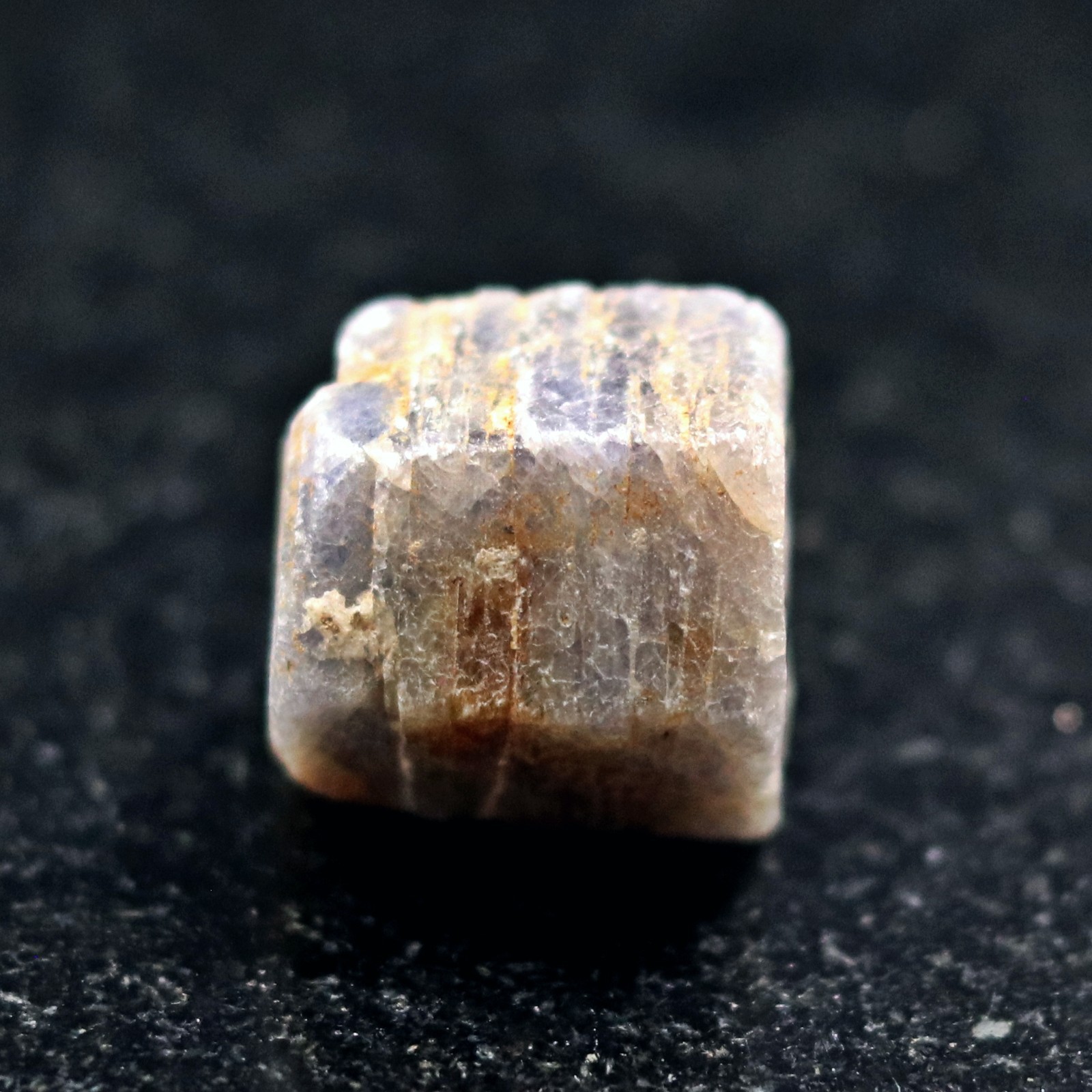Mineral Specimen: Blue Corundum, Sapphire Crystal from Madagascar (COR64)