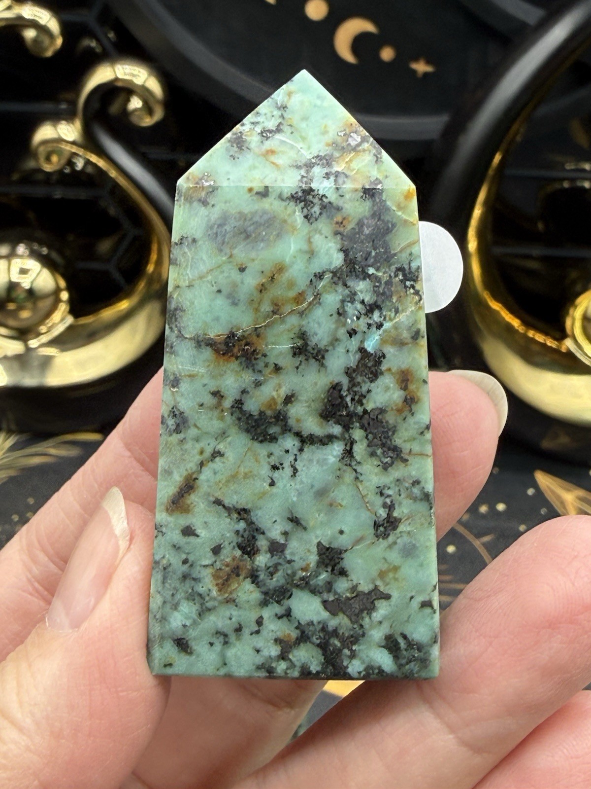 Natural African Turquoise small/mini Points Free shipping