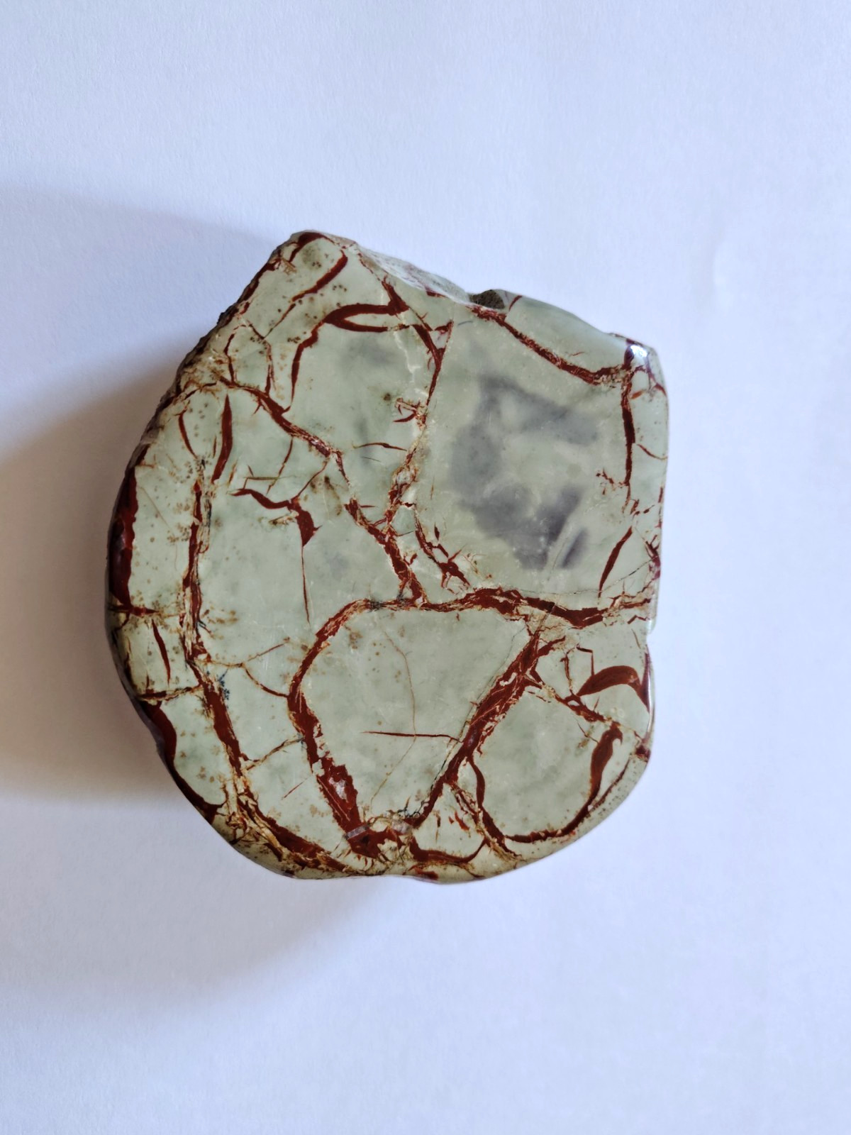 Pigeon Blood Agate Specimen Slab Silica with Carbonate Utah USA