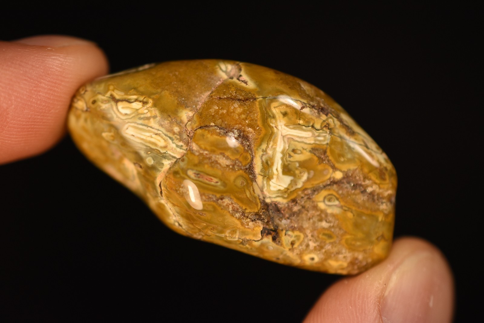 *AUSTRALIAN JASPER* Tumbled Stone 4.9cm 23.7g Natural Stone, Lune River TAS