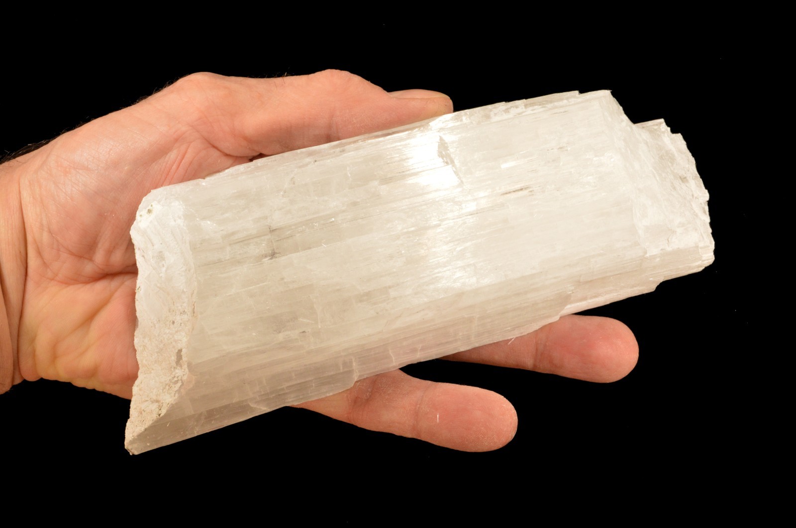 KERNITE 7 1/2″ x 2 1/2″ 1 Lb 5 Oz Rock Mineral Specimen Chakra Healing Crystal