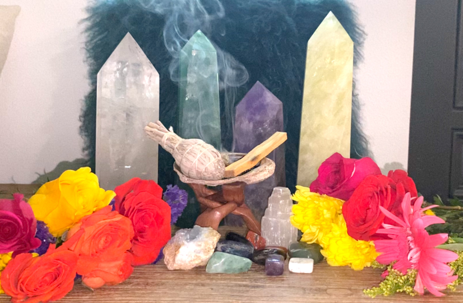 Premium Crystal Healing Set: Meditation Stones