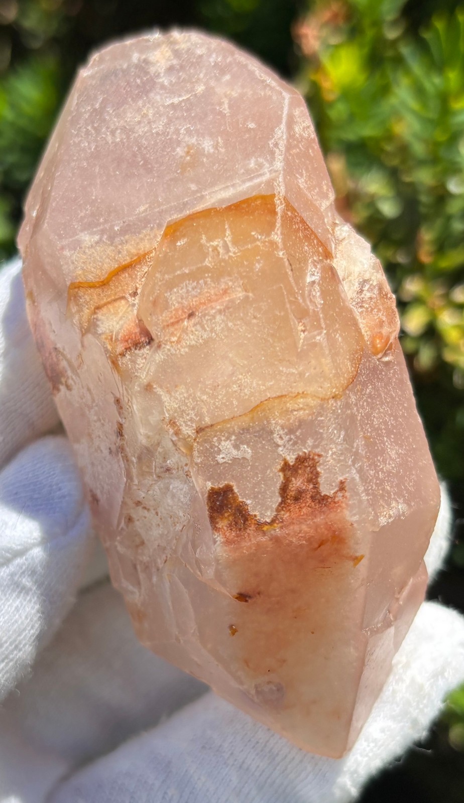 USA SALE *SEE VIDEO* 129g 3.39″ RARE LITHIUM DT QUARTZ POINT DOUBLE TERMINATED