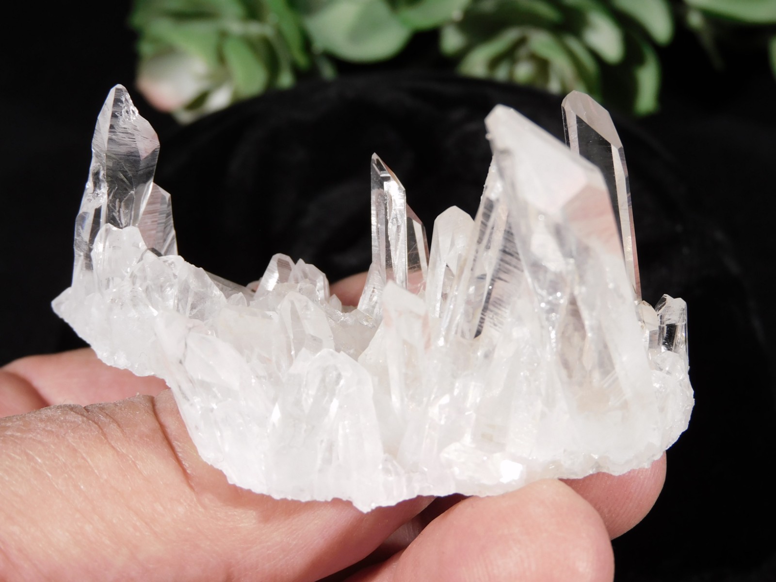 Super TRANSLUCENT Quartz Crystal BURR Cluster Collier Creek ARKANSAS 48.5gr