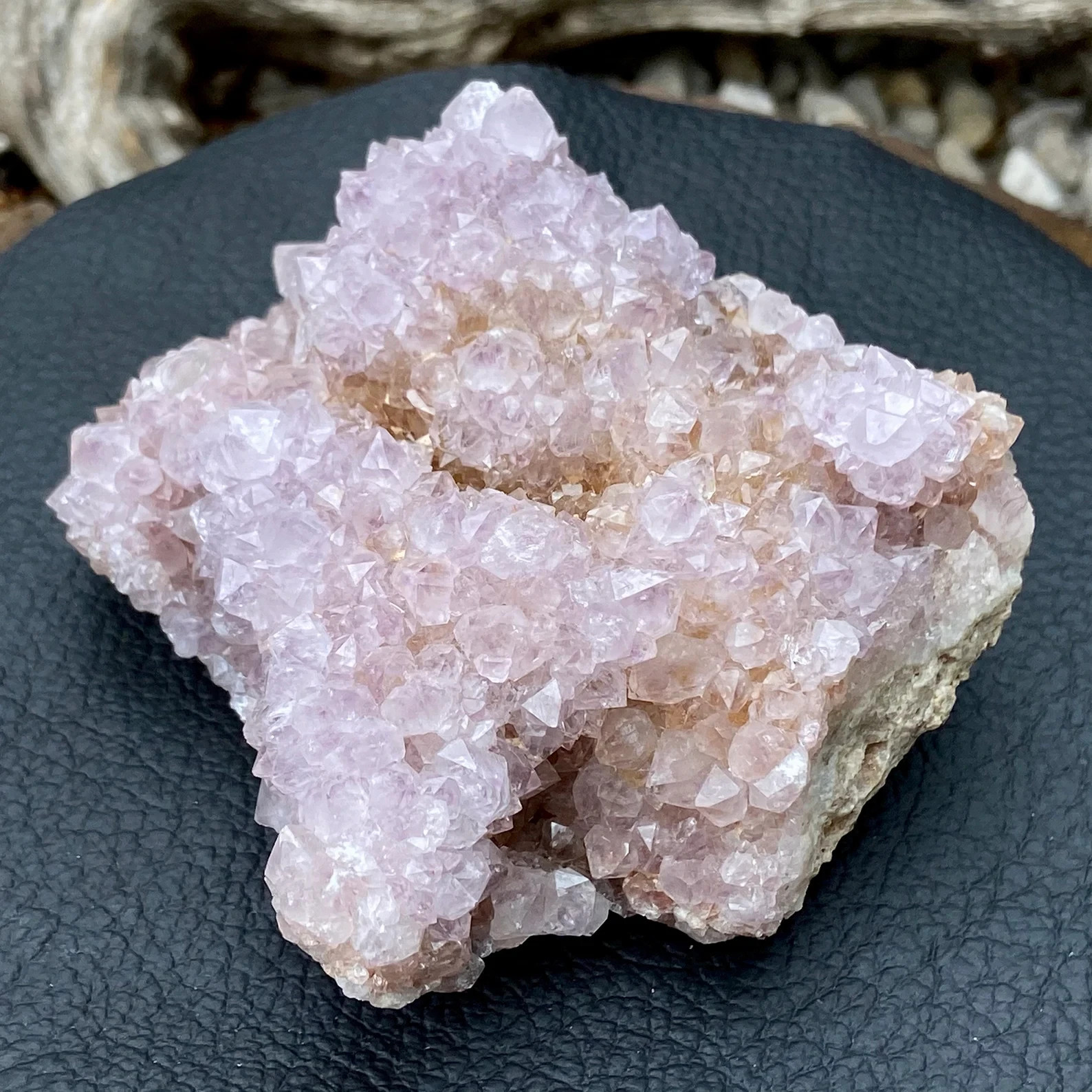 266g Big Natural Spirit Quartz (Cactus Quartz) Cluster Amethyst – South Africa