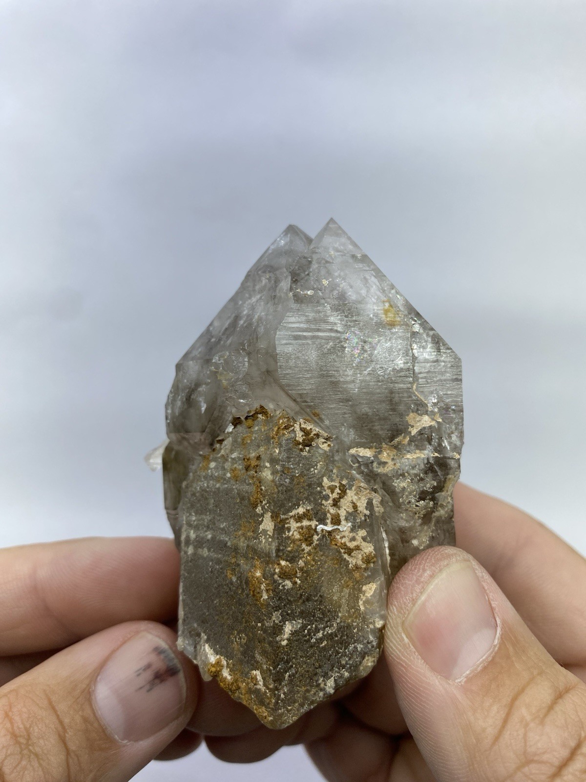 Smoky Quartz Scepter With Multiple Terminations From Erongo