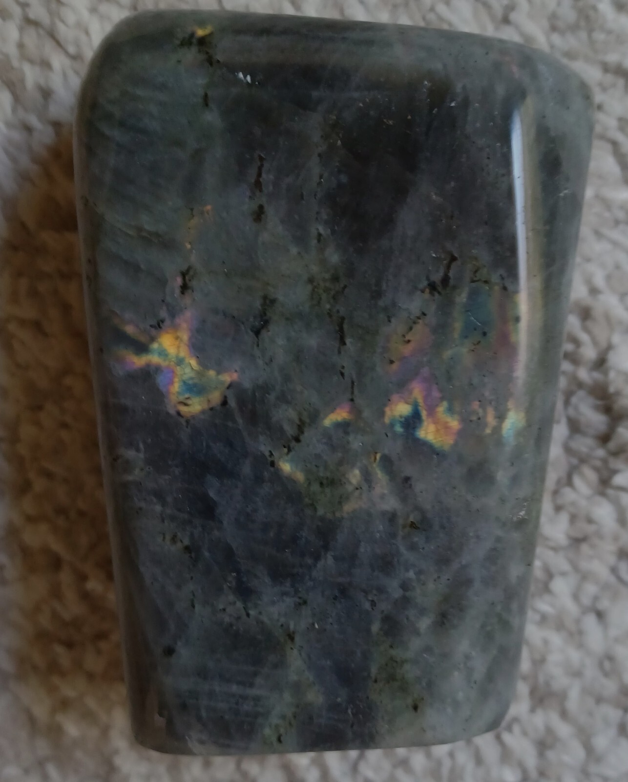 HUGE LABRADORITE ROCK! NATURAL MAGIC GEOLOGY POLISHED REIKI QUARTZ CRYSTAL STONE