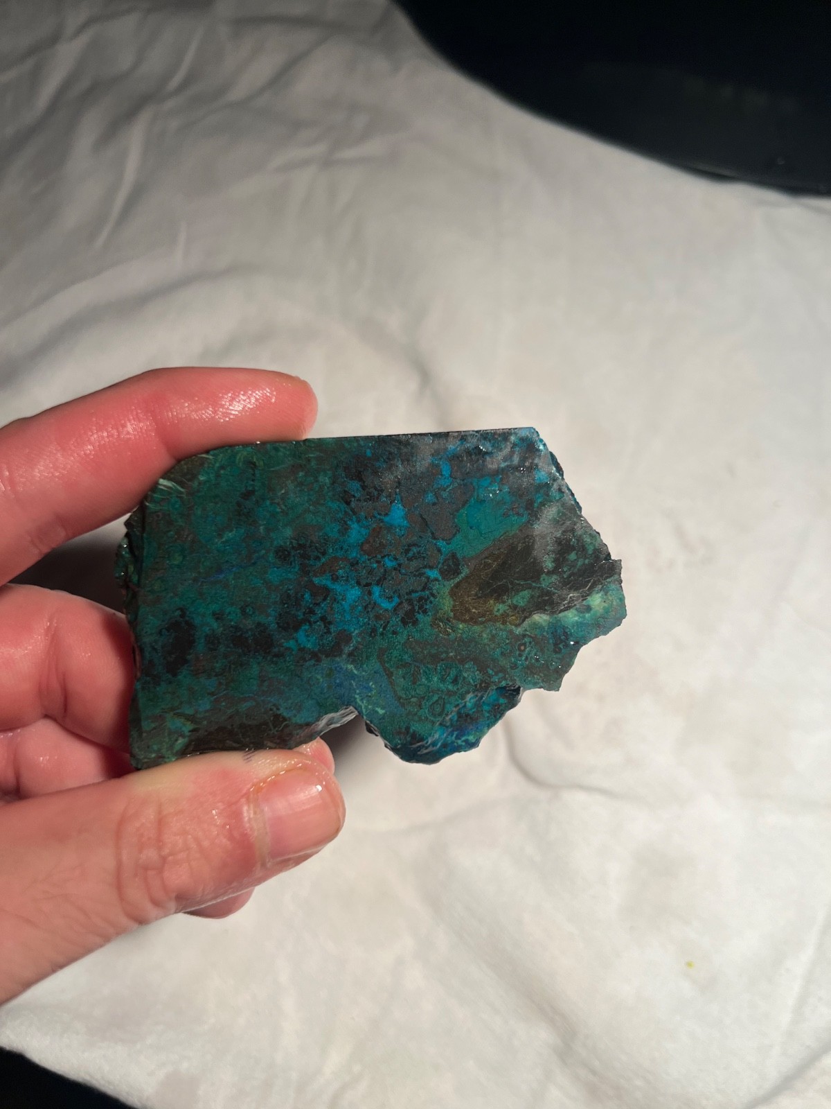 Chrysocolla Slab 79g Blue Green Copper Mineral Natural Specimen