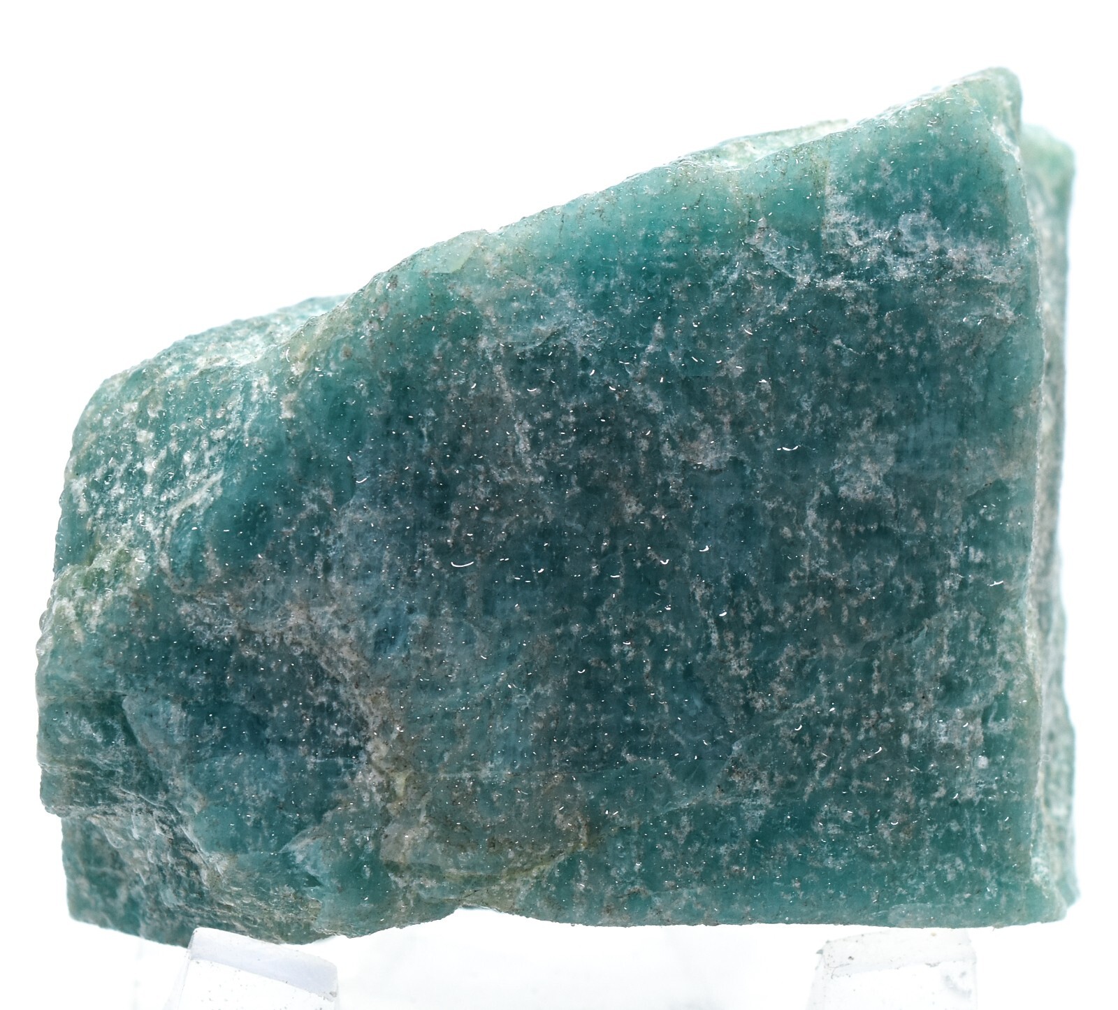 100g Blue Amazonite Feldspar Rough Natural Crystal Mineral Stone Specimen India