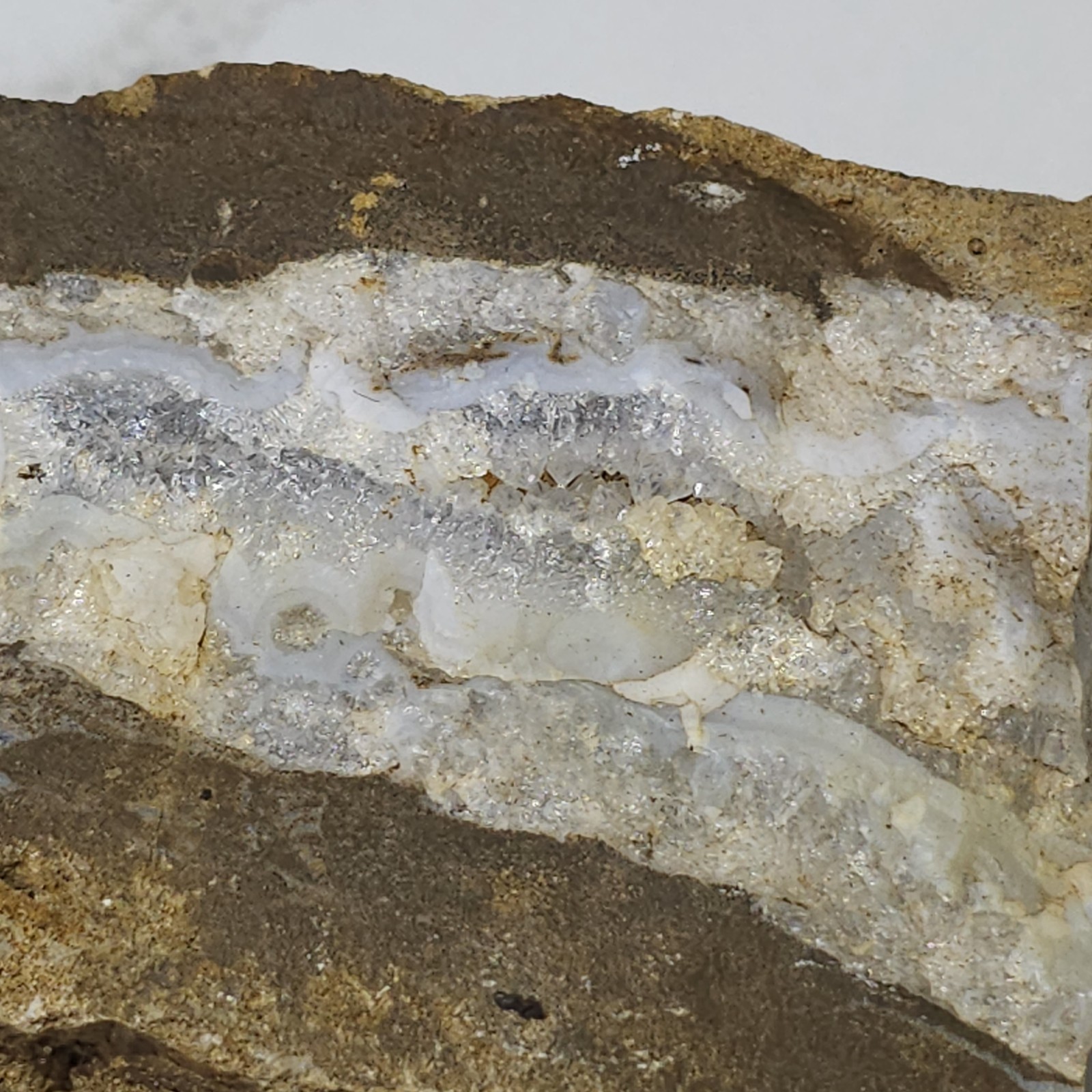 Michigan Geode Crystal Quartz Druzy Geode Natural Crystal Filled Rock Collector