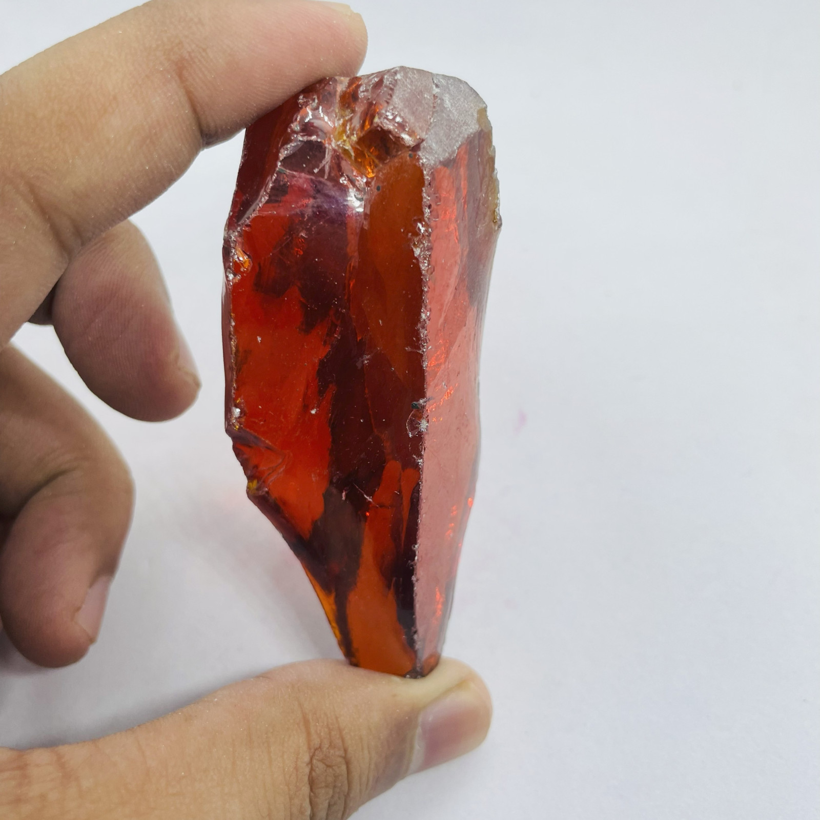 Untreated Natural Orange Zircon Rough Stone 300-400ct| Healing Raw Crystal