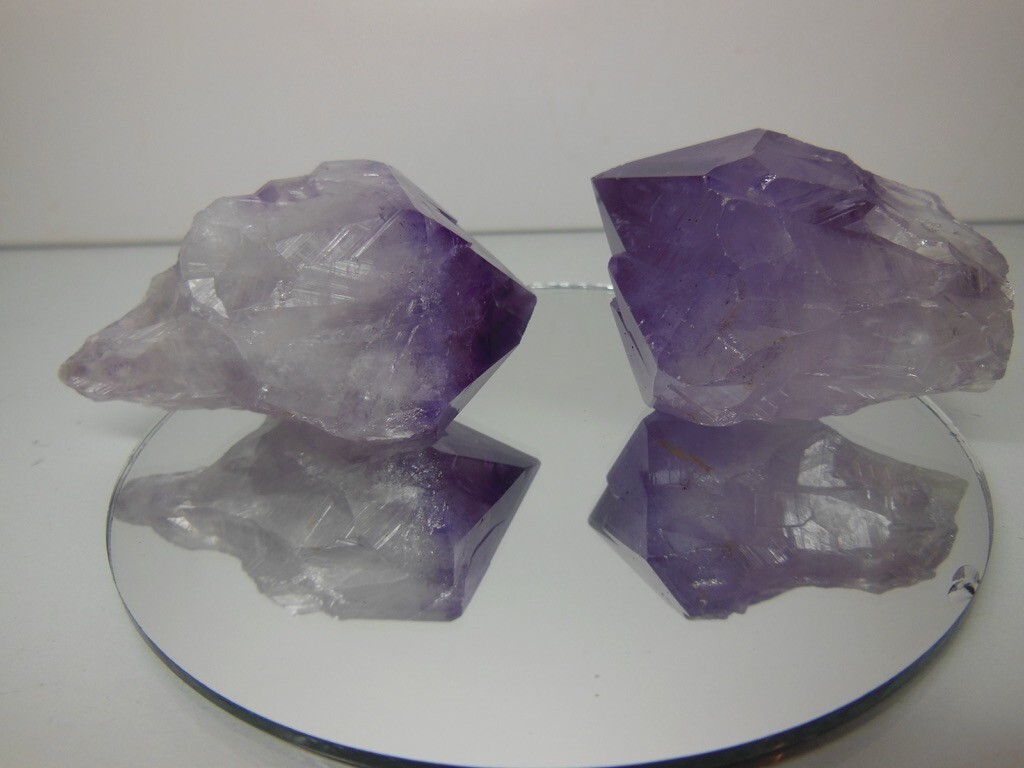 Large Amethyst Points / 2 inch / 4.4 ounces total / The two shown / Details