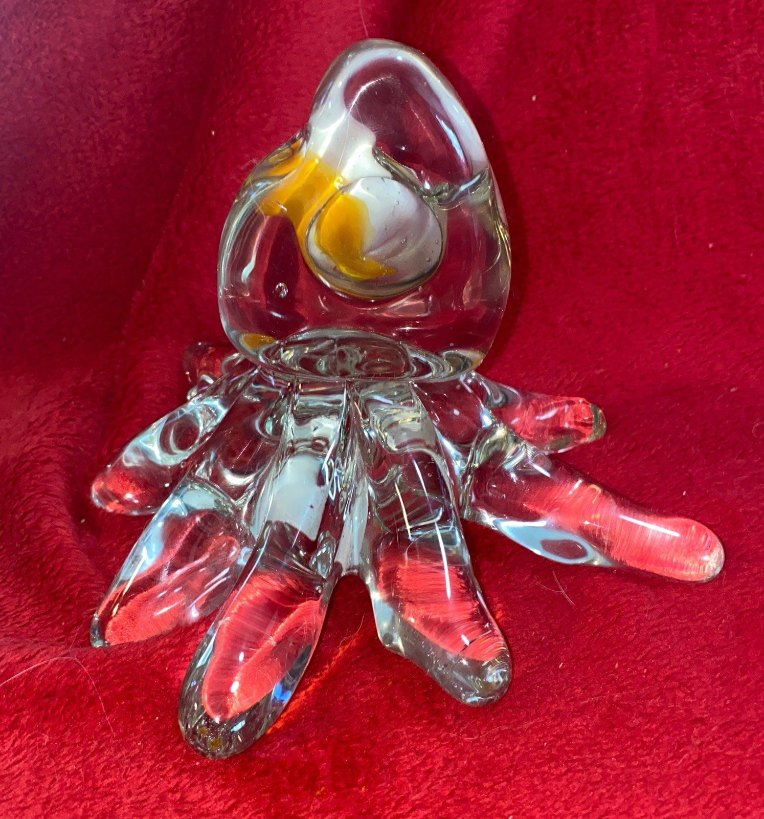 Lead Crystal Octopus One Eye