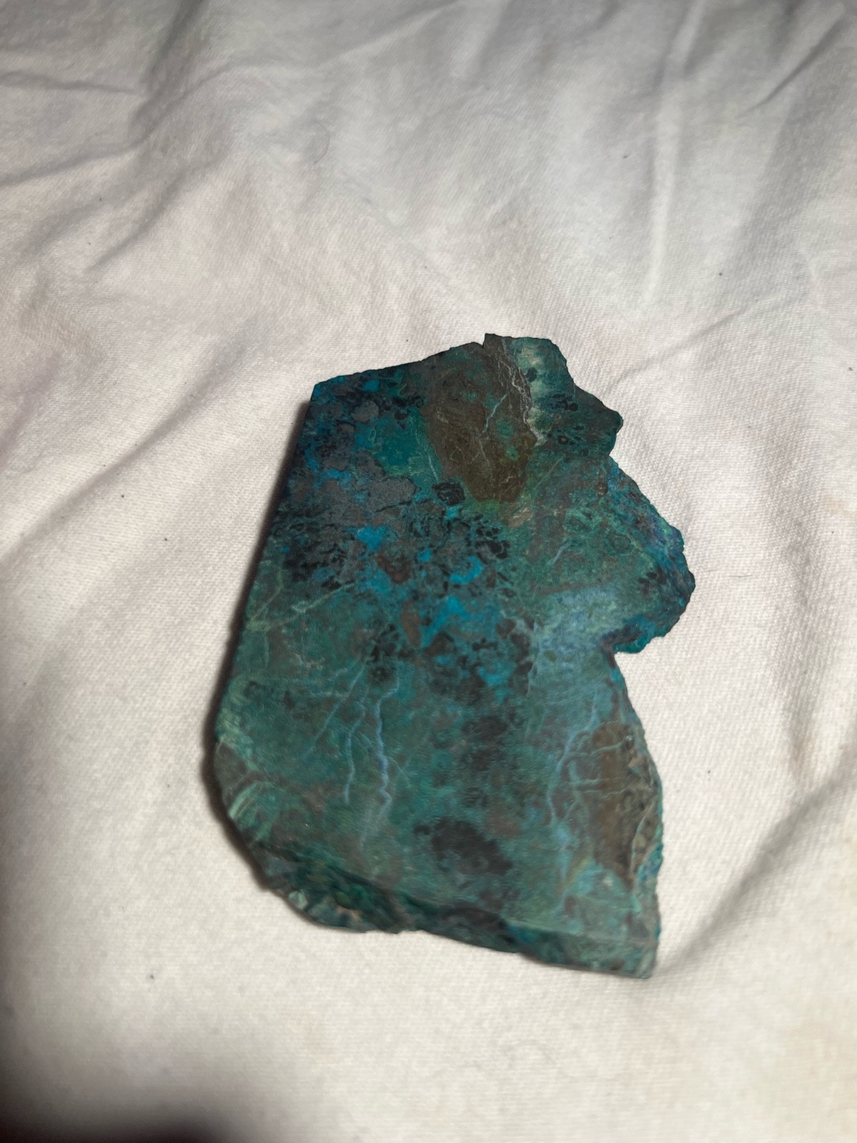 Chrysocolla Slab 79g Blue Green Copper Mineral Natural Specimen