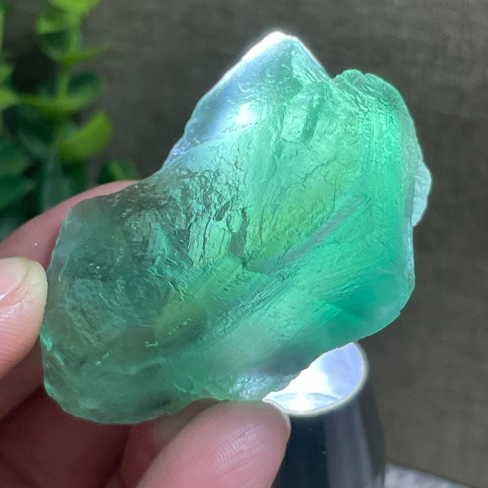 Raw Fluorite Crystals – rainbow – Rough Stone Natural Gemstone 67g E5944