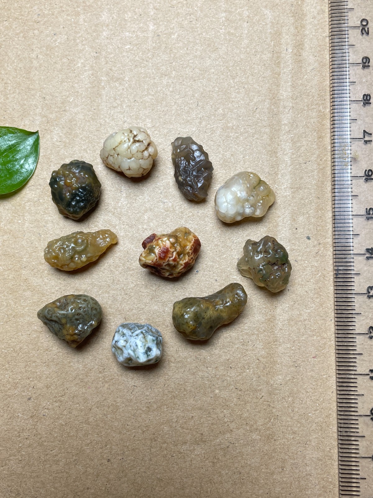 10 pieces Beautiful Natural GoBi agate veins agate Landscape stone