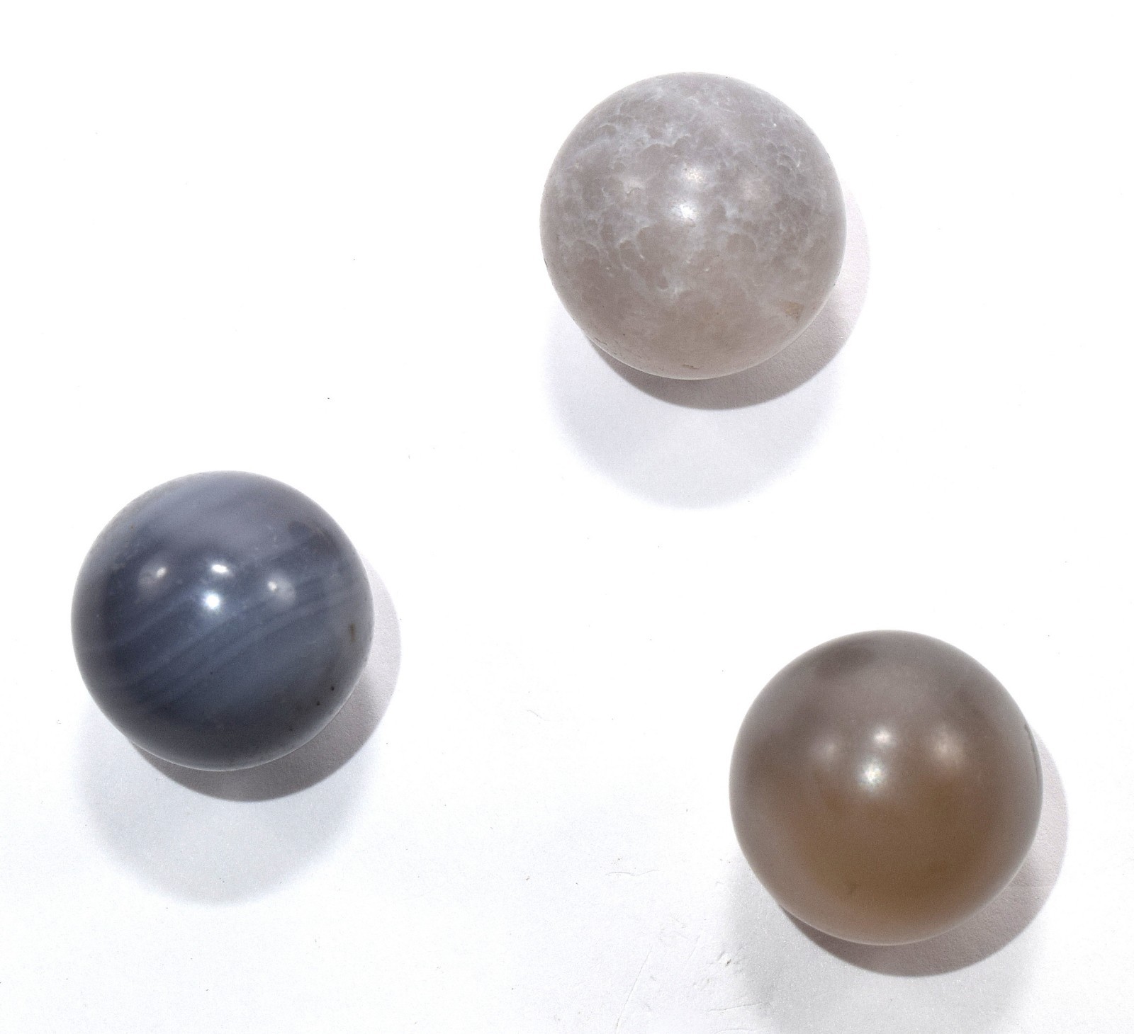 22mm Multicolor Agate Sphere Polished Chalcedony Crystal Mineral Ball China 1PC