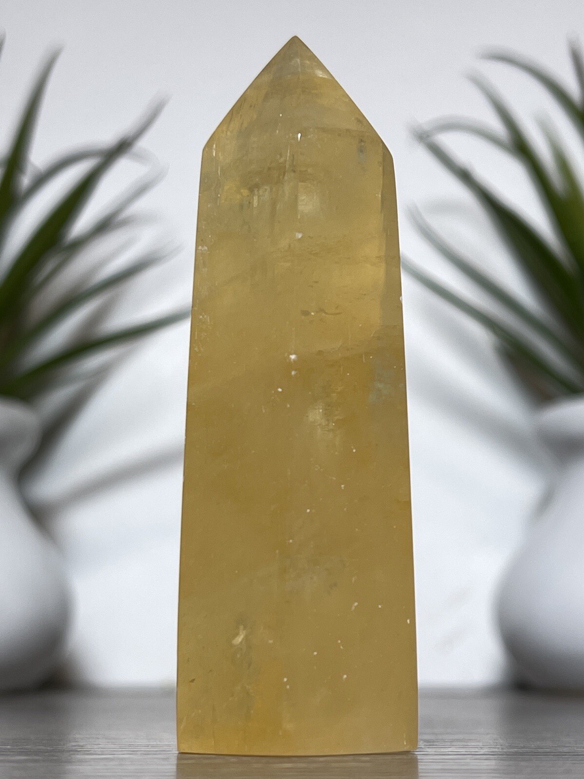 HONEY CALCITE TOWER 🐝 Mineral Orange Amber Chakra Reiki Crystal Witch Yoga