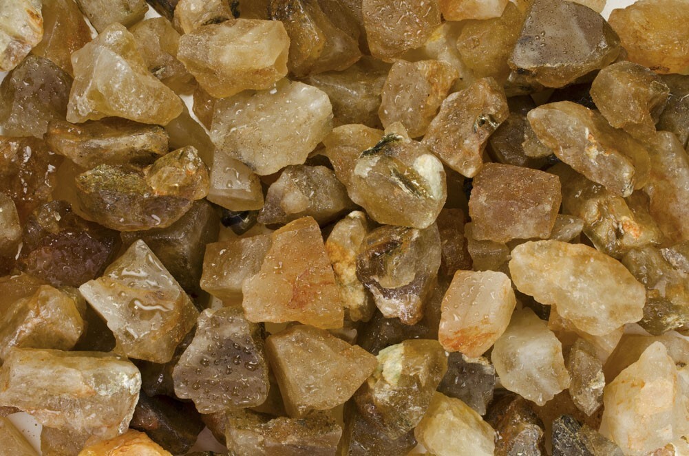 1/4 lb Golden Citrine Rough Stones – Natural Crystal Mineral Rock Tumbling