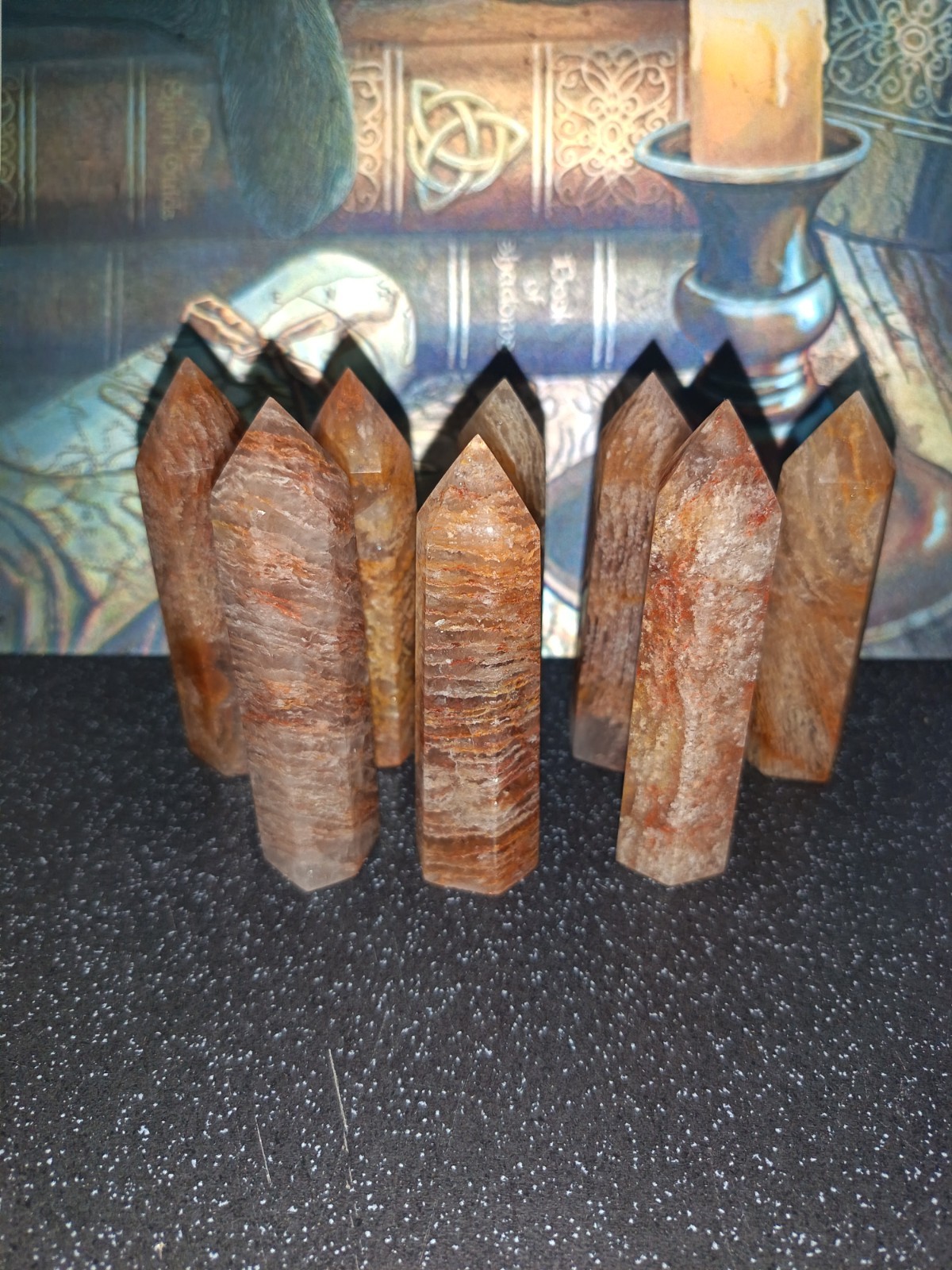 Garden Quartz (1000 Layer) Crystal Tower 8-9cm