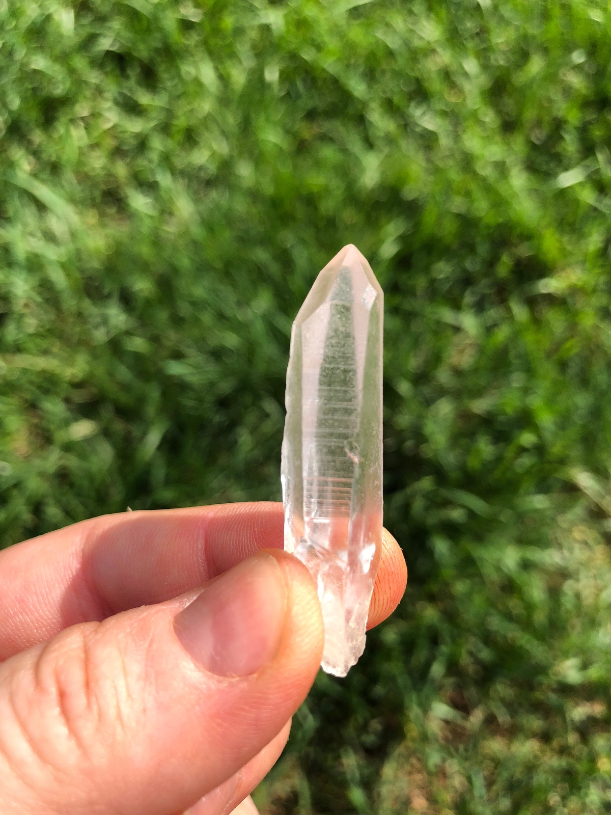 Raw Lemurian Quartz Crystal Point – Natural, Natural Lemurian Quartz from Brazil