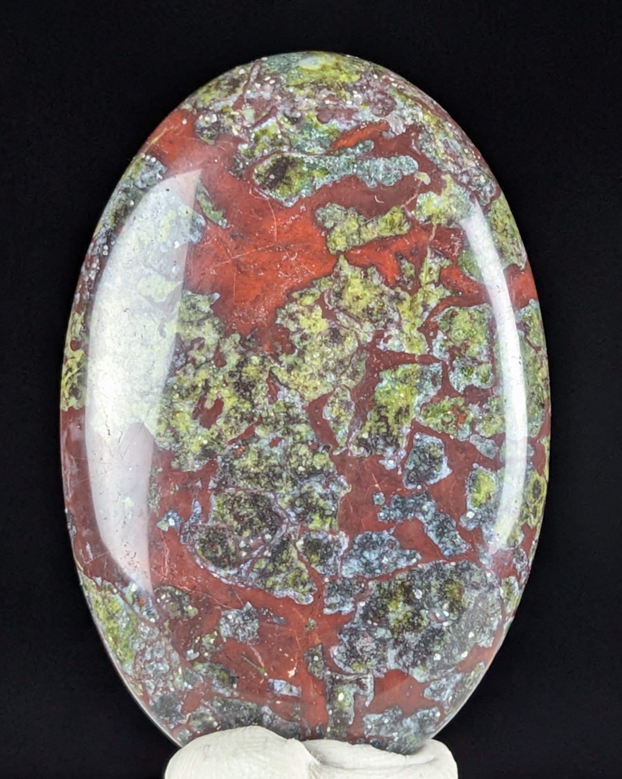 Dragon Blood Palmstone Crystal Gemstone Fidget Worry Stone Chakra Reiki