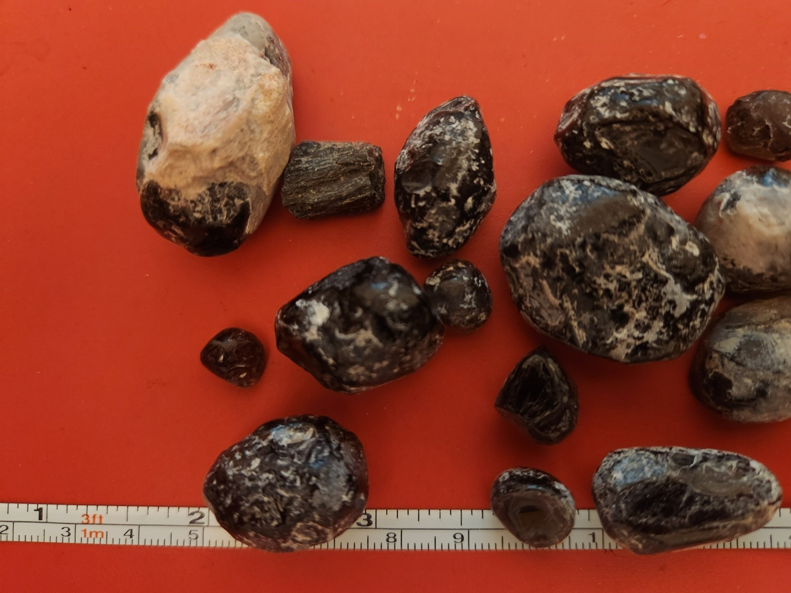 Rough Apache Tears Natural Stones 15 Pieces Lot (Raw Obsidian Crystals)
