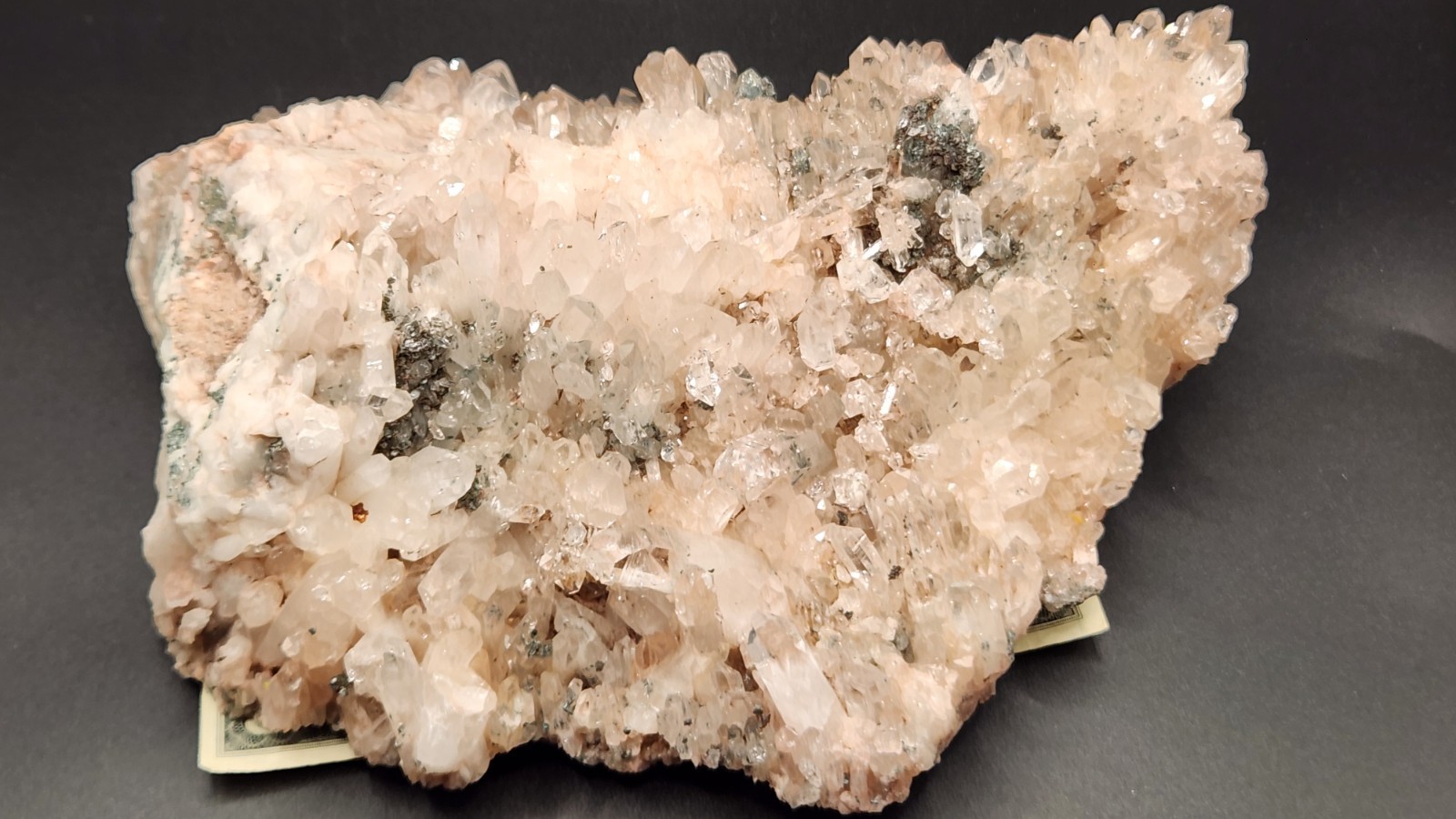 Crystal Allies Natural Specimens Cuarz Crystal Cluster Colombian Pink 2056 gr