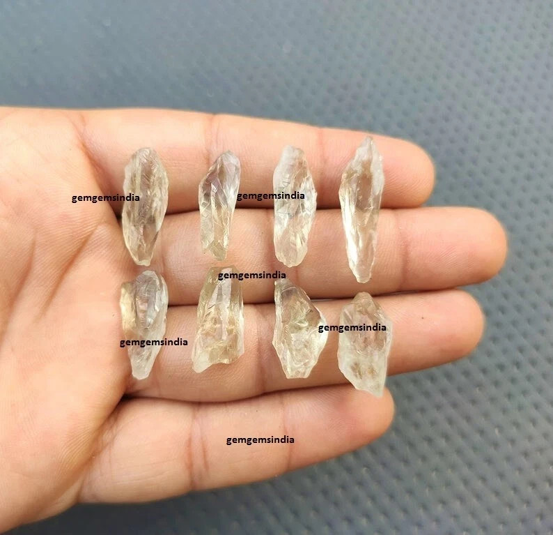 Gorgeous Green Amethyst 20 Piece Shards 15-20 MM Green Amethyst Making Jewelry