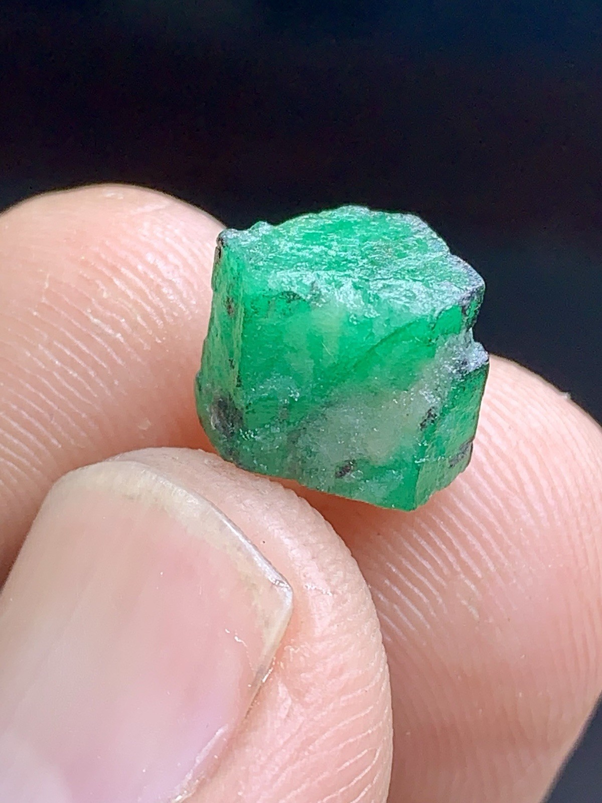 Emerald Terminated Crystal 95 Carats, Anniversary Gift, Love Birthday Gift, DIY