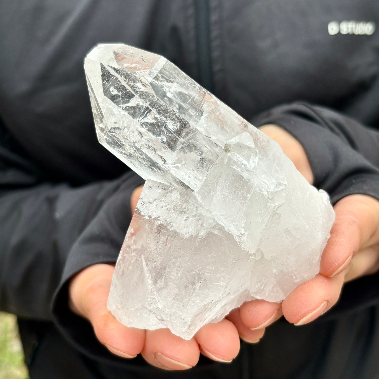 300G A+++Natural white Crystal Himalayan quartz chunk mineralsls