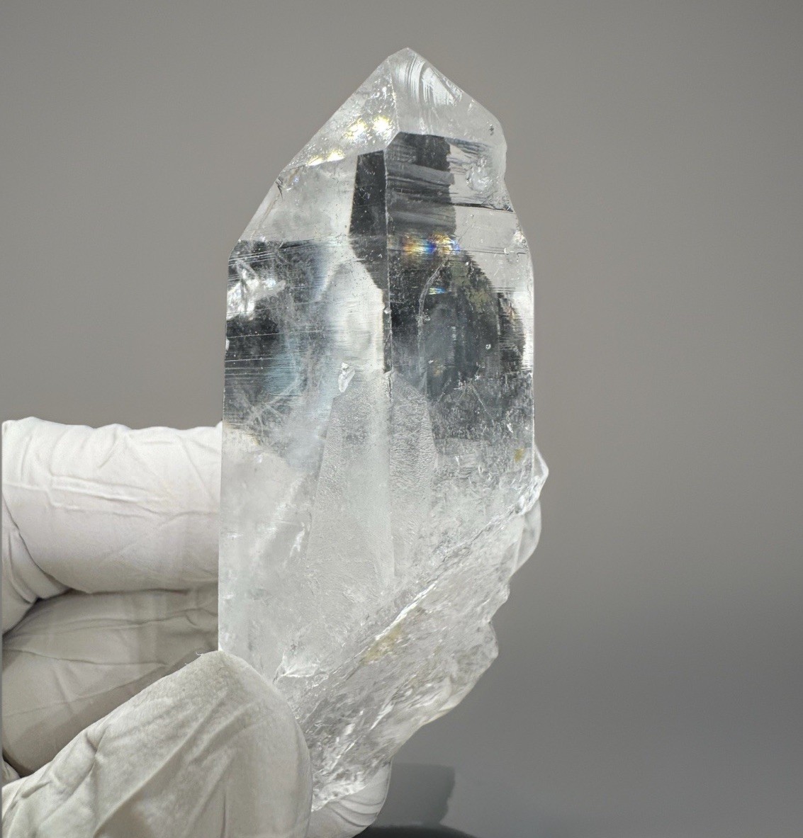 “Ice Window”Hashupi Himalayan Quartz Lemurian Lines High-Clarity Akashic Crystal