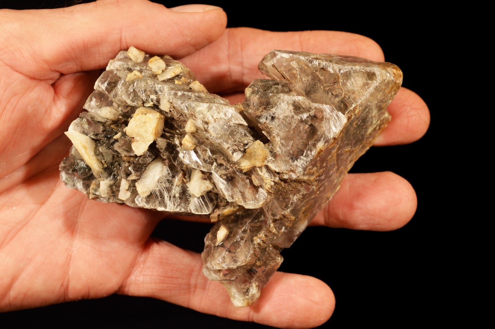 SELENITE Congo 4″ 11 Oz Raw Rock Mineral Crown Chakra Healing Crystal Stone