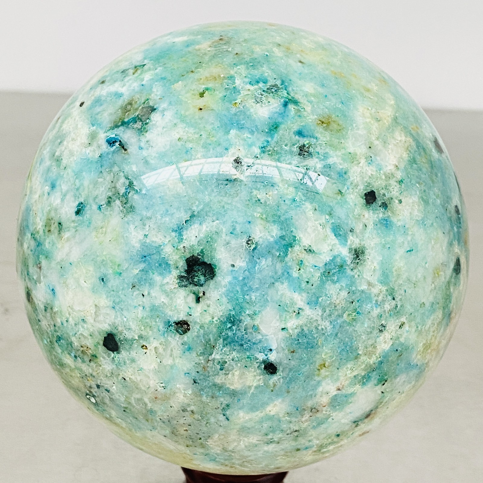 Natural phoenix stone crystal ball healing stone 2660g